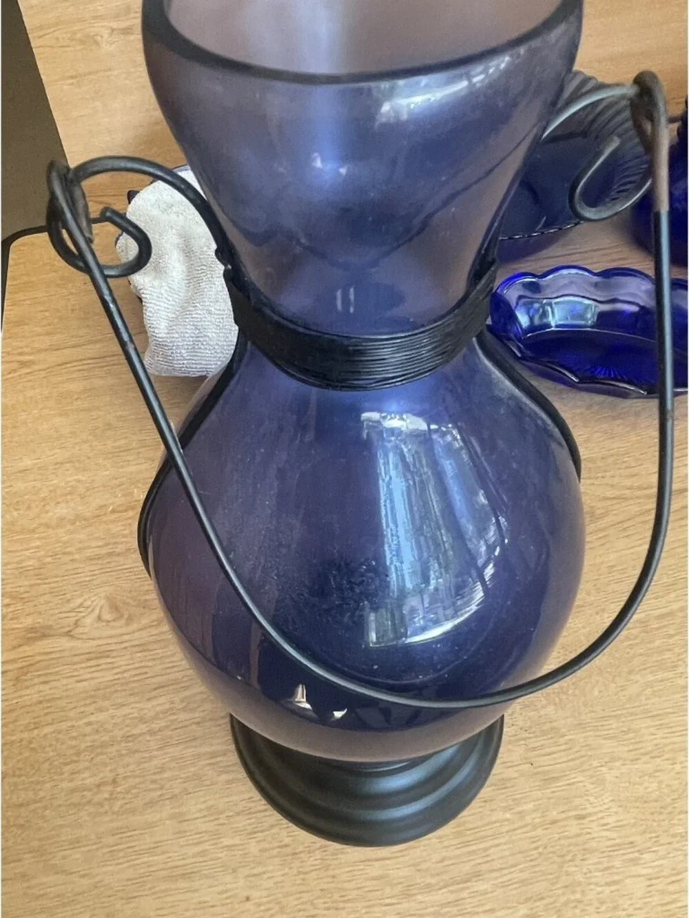 Cobalt transparent blue